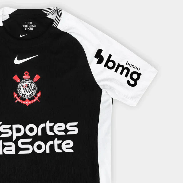 Camisa Nike Corinthians II 25/26 Jogador C/ Patrocínios