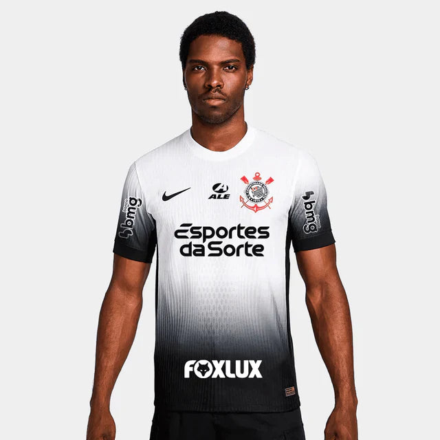 Camisa Nike Corinthians I 24/25 Jogador C/ Patrocínios