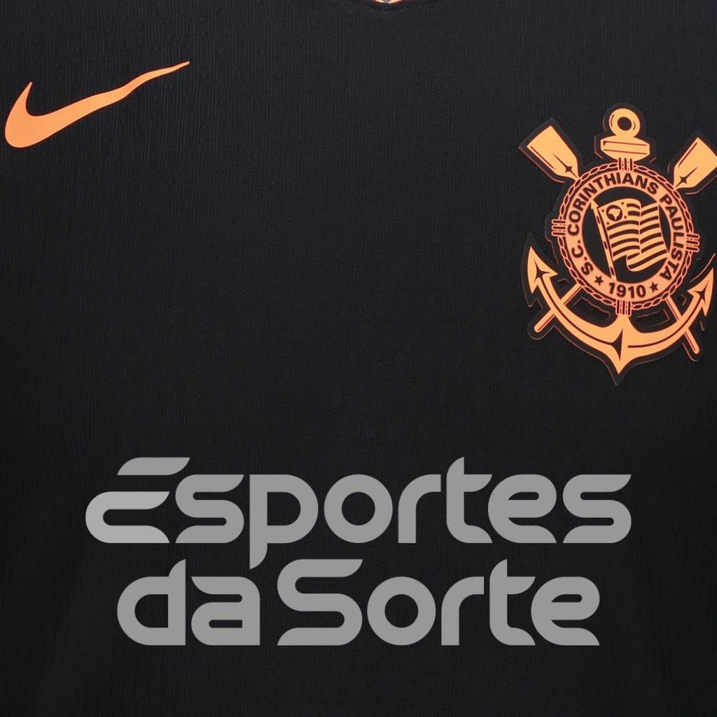 Camisa Nike Corinthians III 25/26 Jogador C/ Patrocínios (PRÉ VENDA)