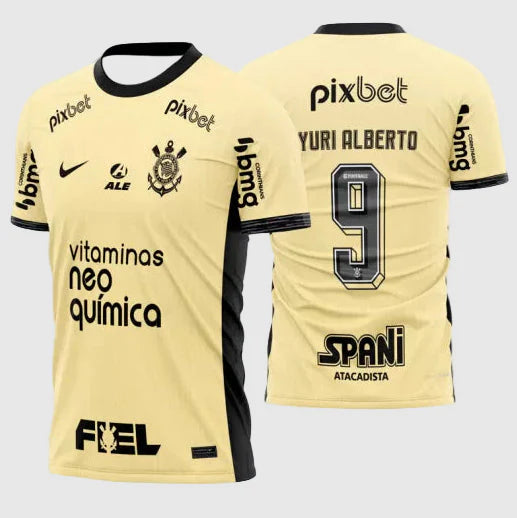 Camisa Nike Corinthians III 23/24 Jogador C/ Patrocínios
