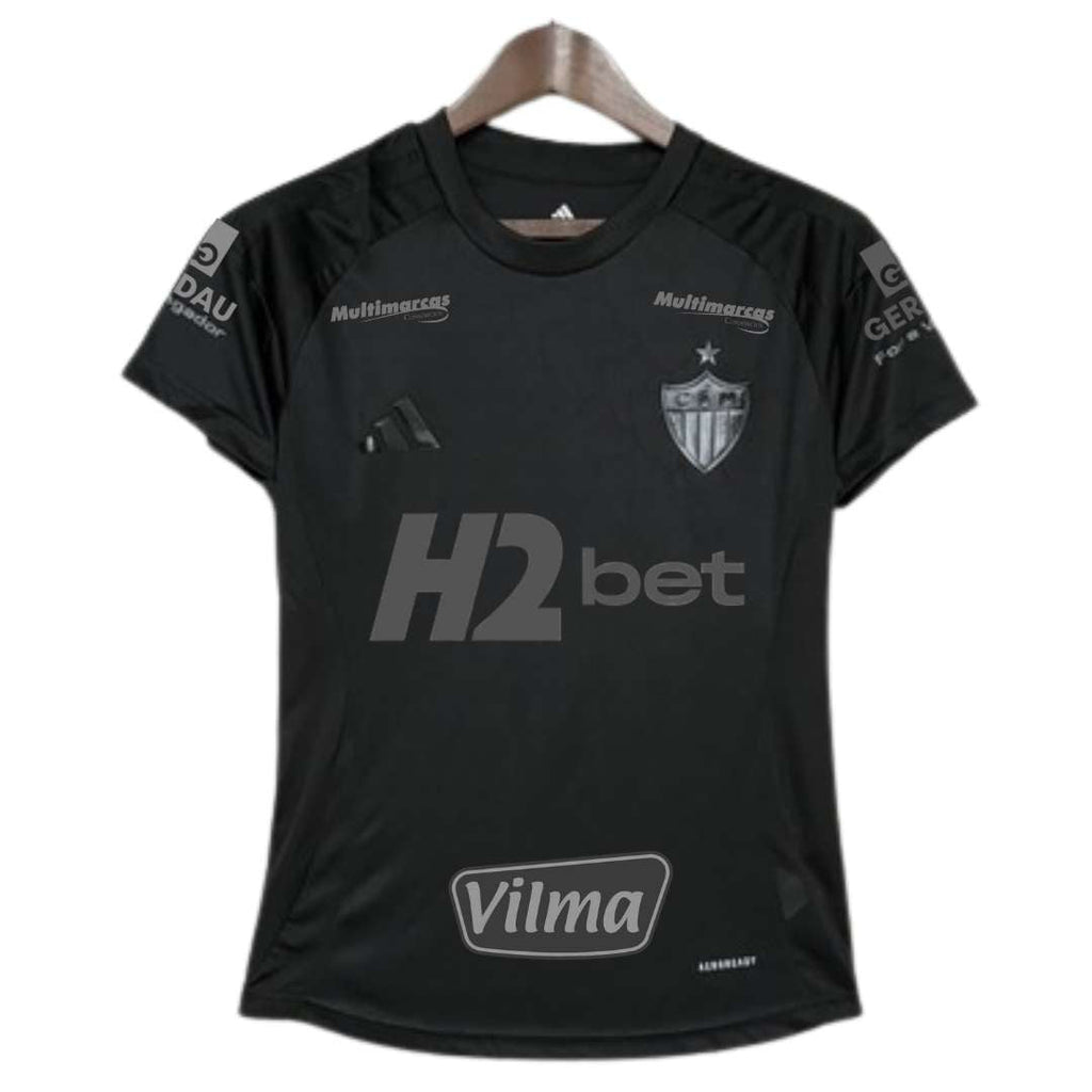 Camisa Feminina Adidas Atlético Mineiro 25/26 All Black